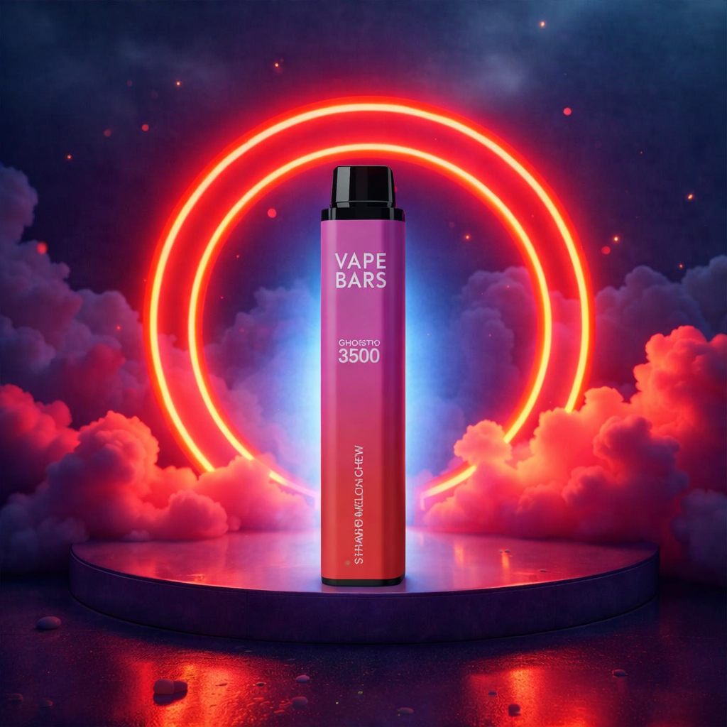 Ghost Pro 3500 Straw Melon Chew vapers desechables cigarrillos electrónicos desechables 3500 caladas