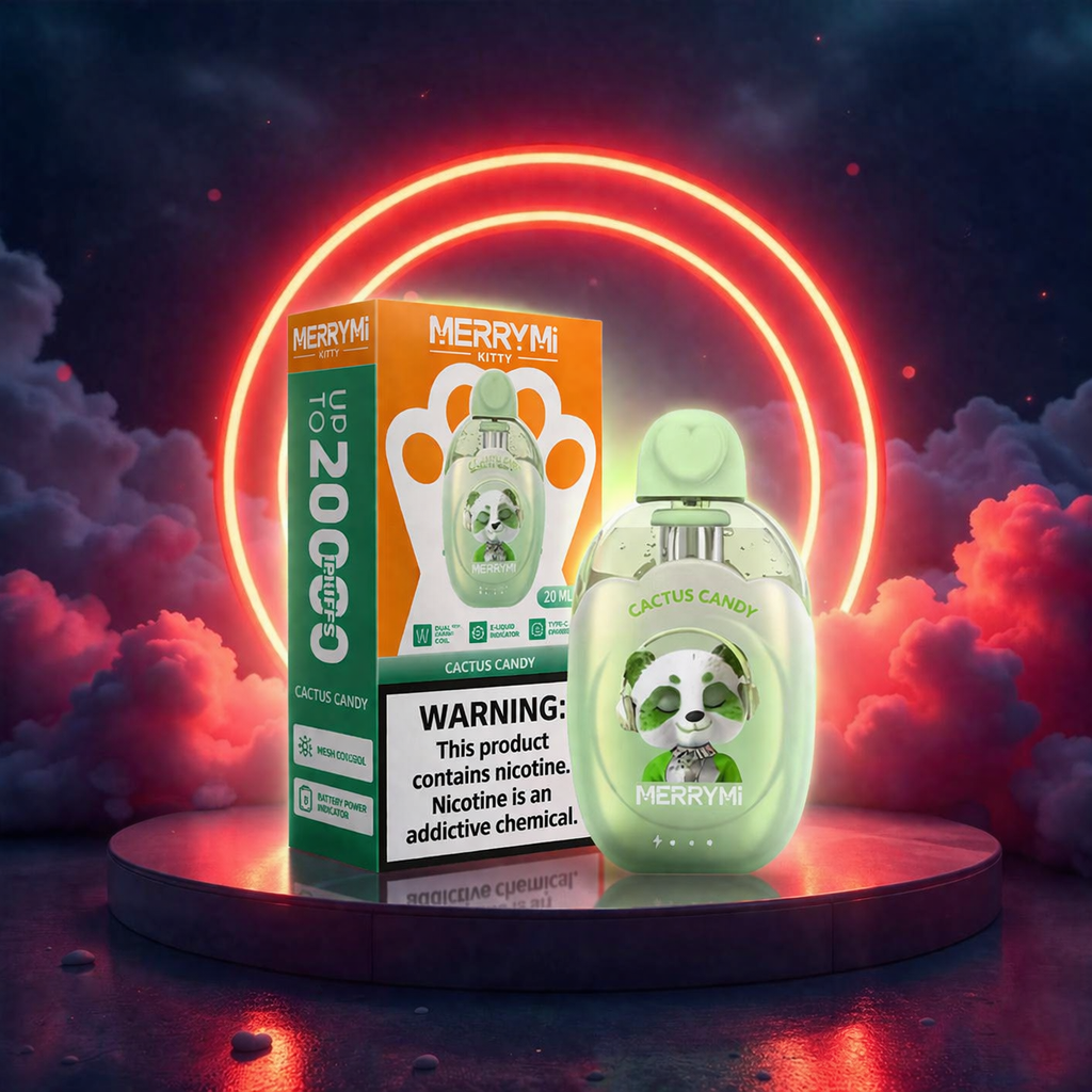 MerryMi Kitty 20K Cactus Candy vaper desechable puff muchas caladas sabores vaper 20000