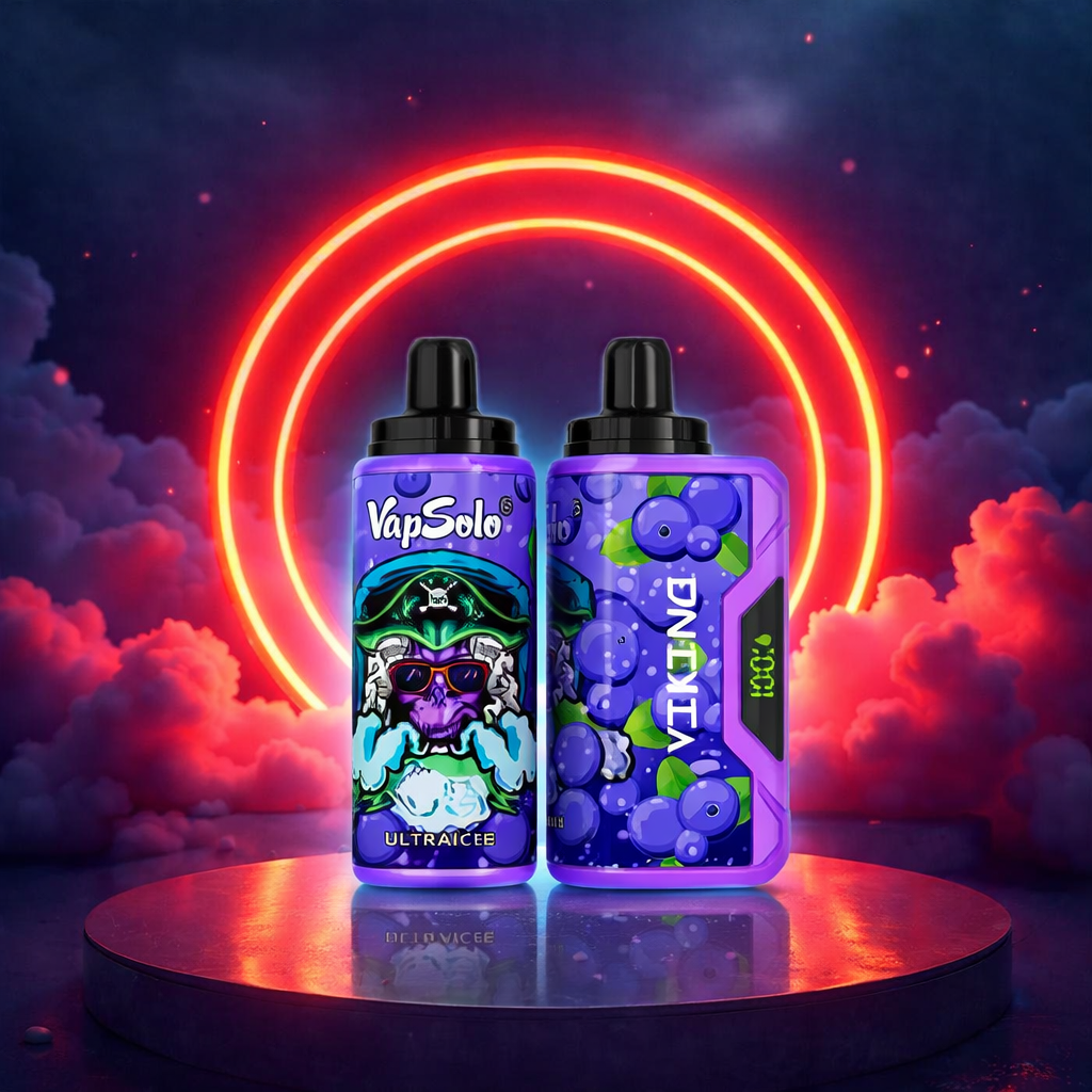VapSolo Viking 12K Blueberry Ice vaper desechable cigarrillos electrónicos desechables 12000 caladas